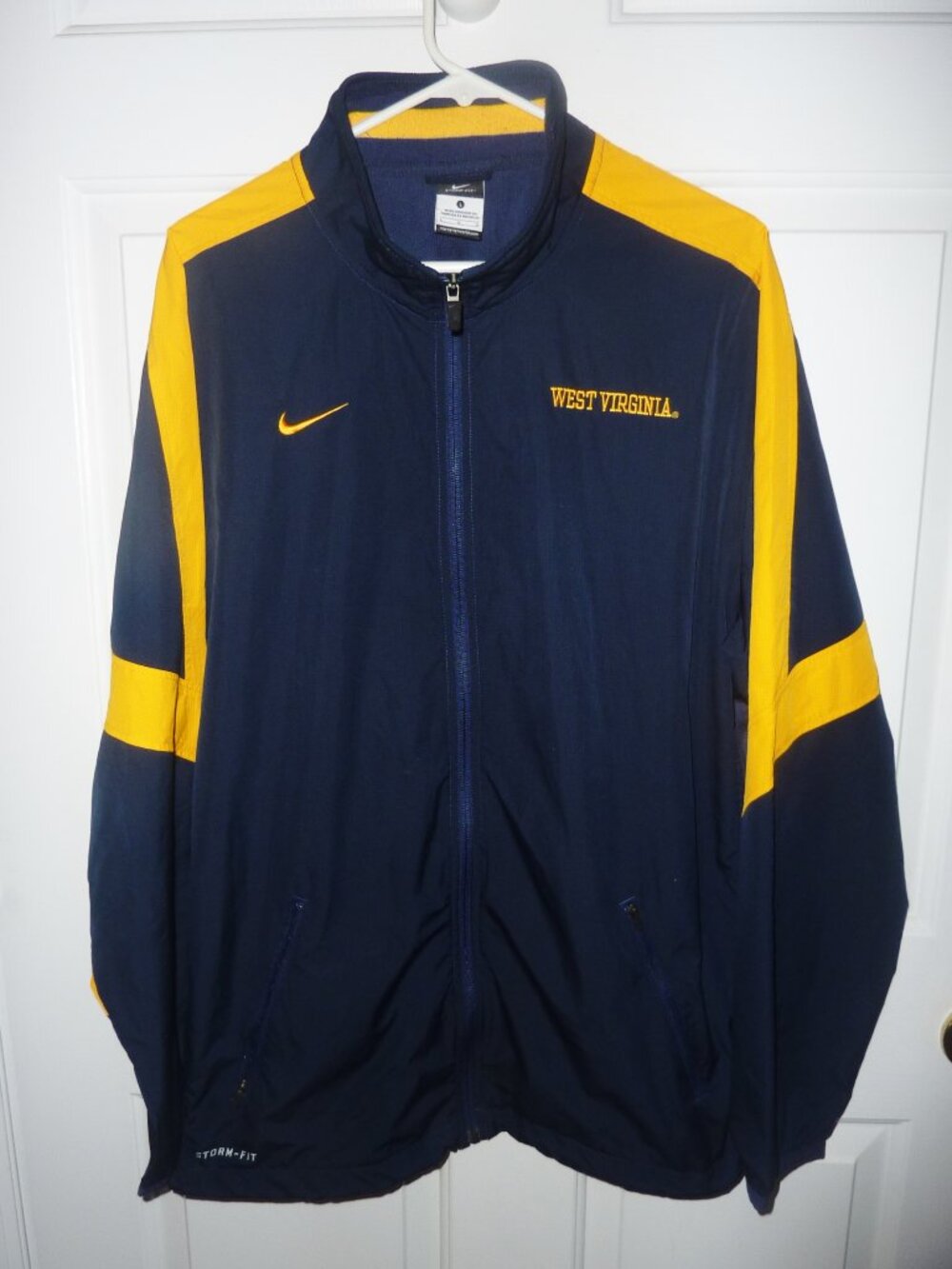 MINT! Nike Storm Fit West Virginia Mountaineers Collegiate Jacket Size Large
